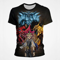 Anime Yu Gi Oh 3D Print T-Shirts Men Women Casual Fashion Streetwear Oversized Short Sleeve T Shirt Kids Tees Tops Man Clothing