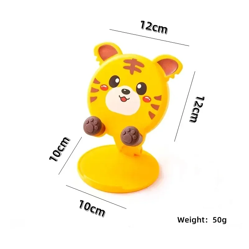 Portable Cartoon Mobile Phone Tablet Holder Desktop Bracket Universal Foldable Lifting Bracket Creative Cute Bracket For Phones image 6