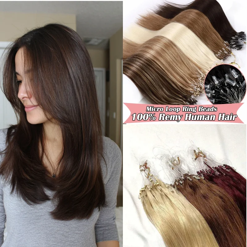 100-human-hair-micro-loop-hairpiece-24inch-straight-60-p27-613-boost-hair-density-style-change-special-occasion-wholesale