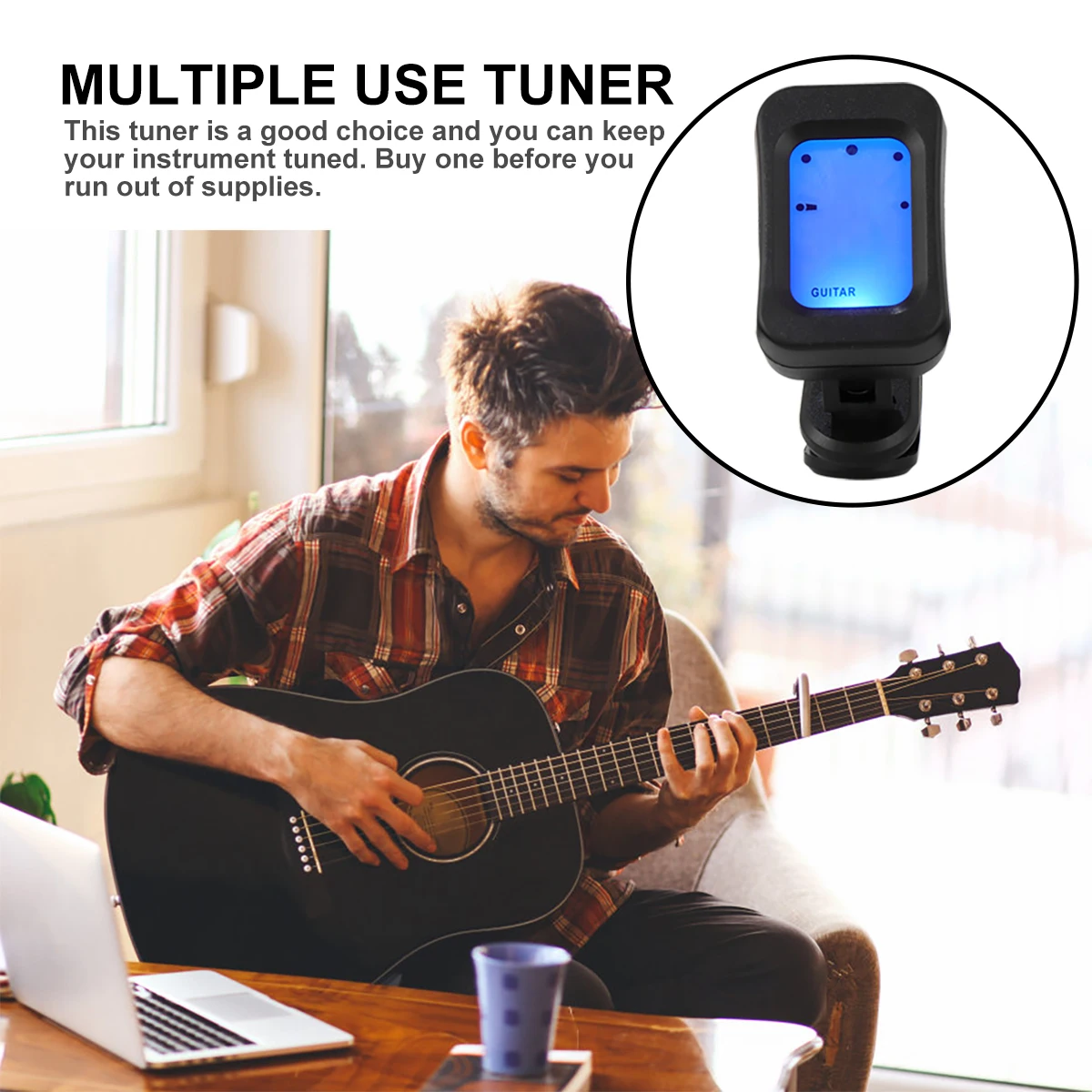 

Tuner Guitar Tuning for Electric Bass Aroma Afinador Accessories Electronic Clip Violin Clip-on