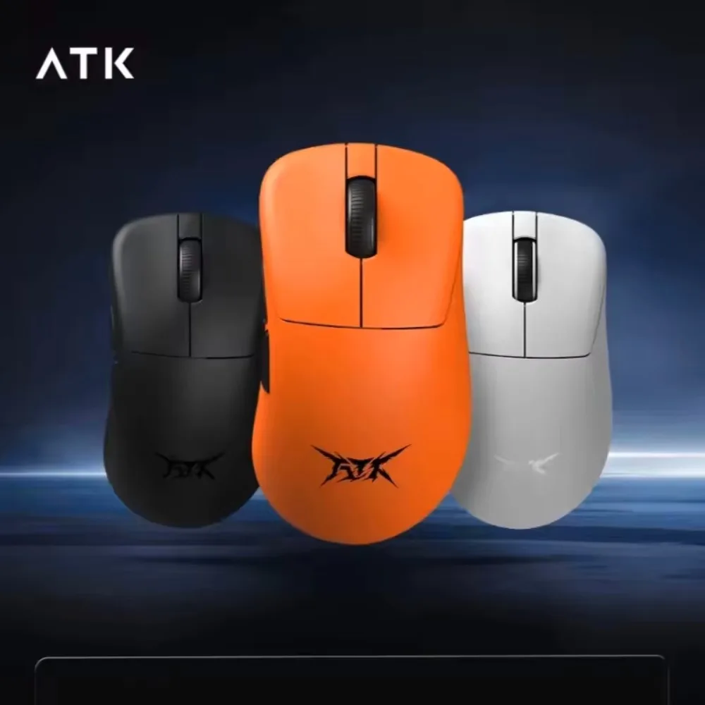 

ATK Z1 Ultra Mouse Gamer 8K Dual Mode Wireless PAW3950 Ultra Low Latency 57g Lightweight Ergonomics Gaming Accessories Gifts