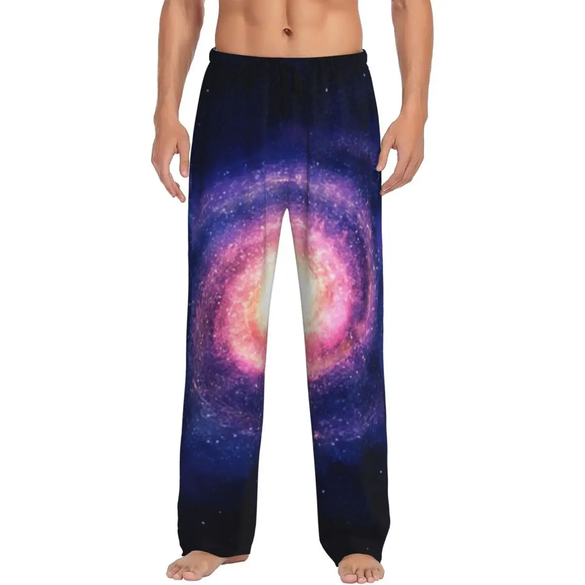 

Плащ на заказ Galaxy Universe Planets, пижамные штаны, мужская одежда для сна, штаны для сна с карманами