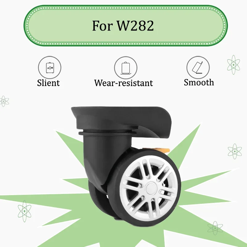 

For W282 Waterproof and Dustproof Luggage Wheels—The Ideal Replacement Wheels for Frequent Travelers Silent and Smooth