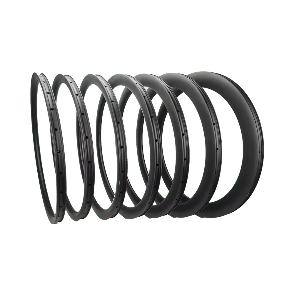 Carbon Rim T1000 700C Gravel Racing Road Bike Track/TT Rim Full Series Model 30/35/40/45/50/55/60/65/88mm Depth