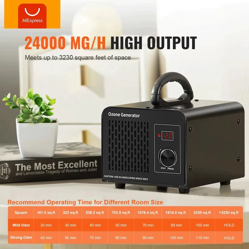 12g Ozone Machine Ozone Generator Air Purifier Remove FormaldehydeOdor Deodorize Home Kitchen Office Car Ozon Cleaner Ozonizador