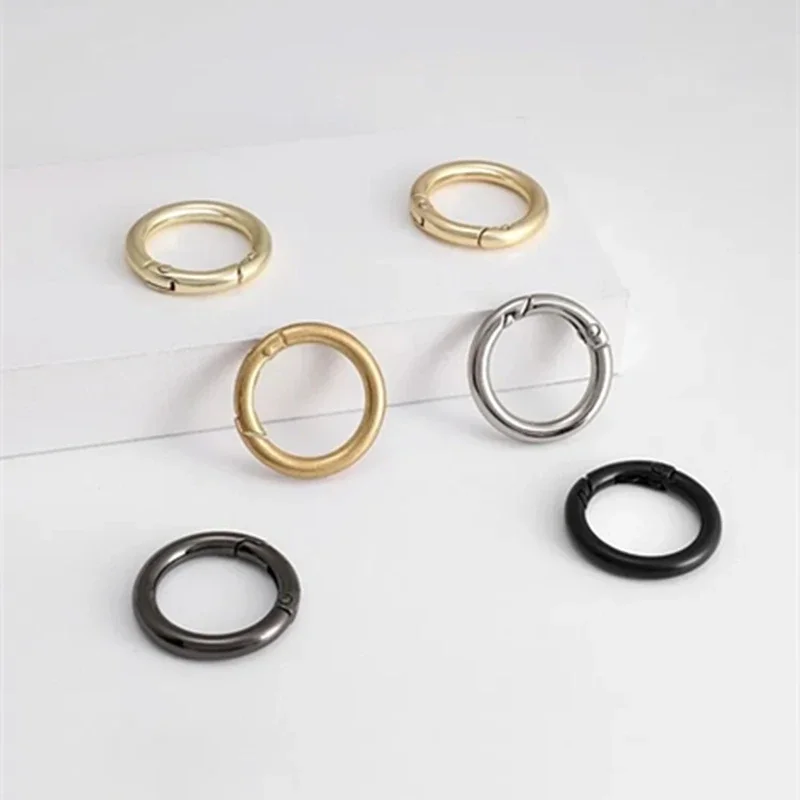 Oval Spring Metal Buckle Ring Bag Modification Hardware Accessories Opening Ring Chain Ring Buckle Metal Bag Chain Link Buckle