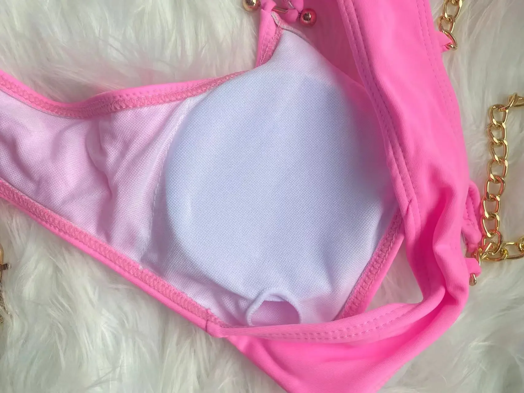 Maillot de bain une pièce, sexy, en métal, pour femmes, monokini, échancré, vêtements de plage