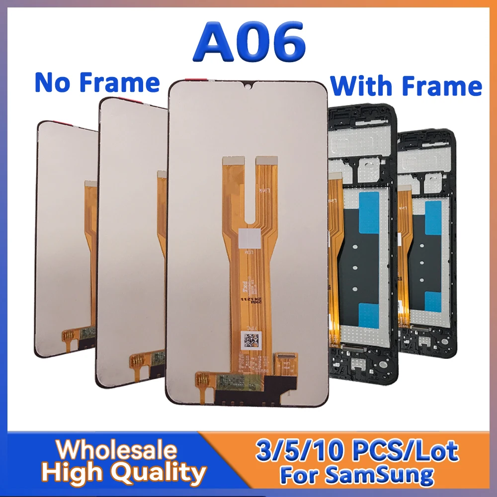 

Wholesale 3/5/10 Pieces/Lot For Samsung A06 LCD Screen Assembly A065 A065F A065M SM-A065F/DS With Touch Digitizer
