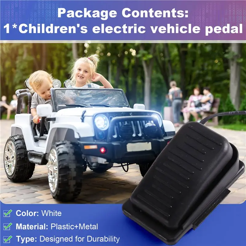 AS96-JR1804AD-12V-C Children's Battery Car Stepless Children's Electric Vehicle Pedal Variable Speed Pedal Switch