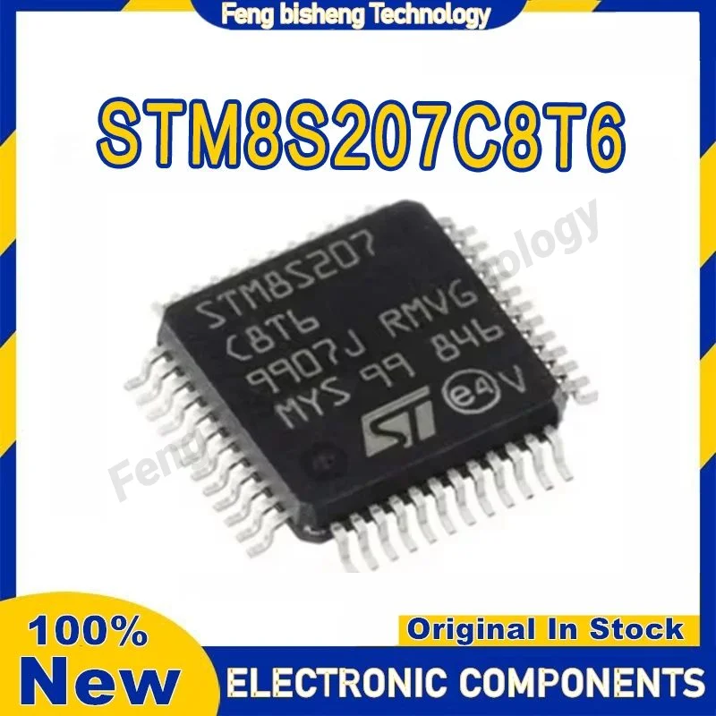 Puce MCU STM8S207C8T6 STM8S207C8T STM8S207C8 STM8S207C STM8S207 207C8T6 C8T6 STM8S STM8 STM ST IC LQFP-48