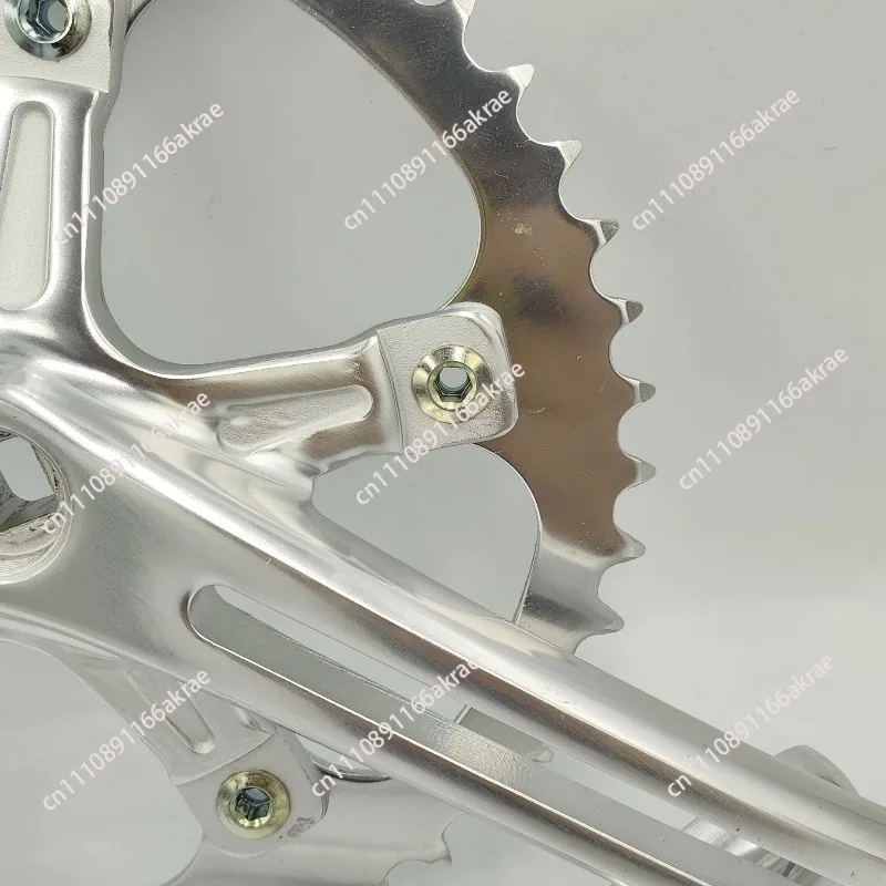 for 46 Teeth 46t Aluminum Alloy 165mm Hollow Crank Forged Fixed Gear Retro Internal Gear Single Speed Square Hole Bicycle
