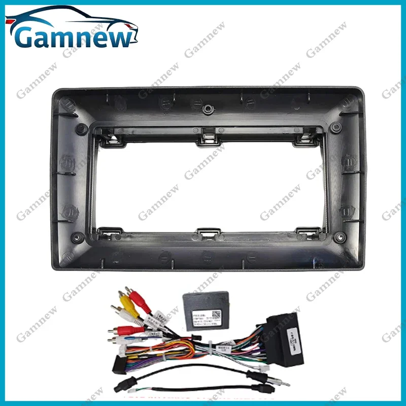 9 بوصة إطار السيارة فآسيا محول Canbus صندوق لشركة فيات 500 كابريو 500C 2015-2020 أندرويد راديو الصوت داش تركيب لوحة عدة