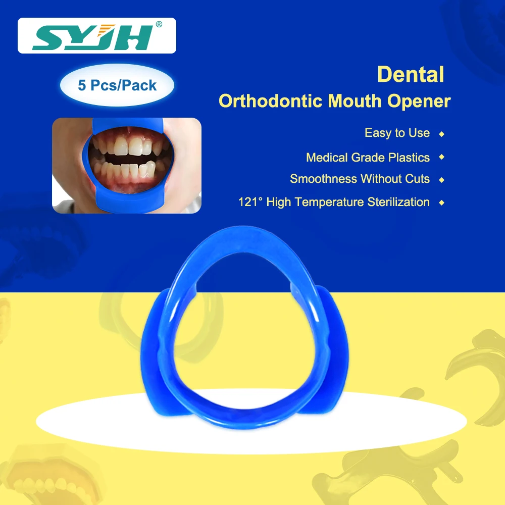 

SYJH 5 шт. O-образный стоматологический открывалка для рта, мягкий ортодонтический инструмент для полости рта, расширение щек, ретрактор для ухода за полостью рта, стоматологические инструменты