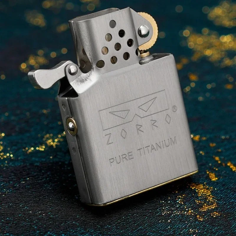 ZORRO Second-generation Pure Titanium Lighter Movement, Upgraded Marble Inner Liner, Lighter Universal Accessories