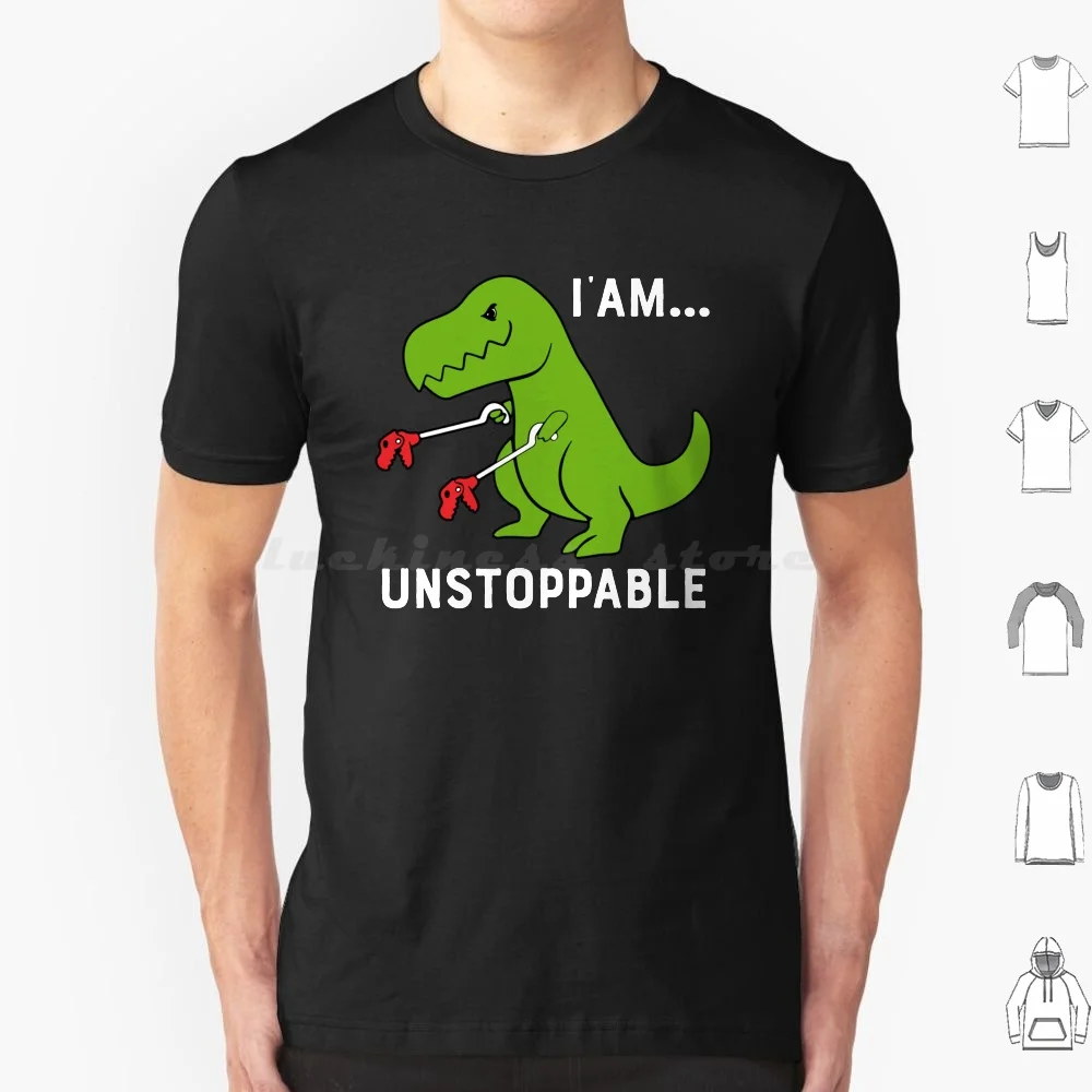 I Am Unstoppable T-Rex Dinosaur T Shirt 6Xl Cotton Cool Tee Funny T Rex Cute T Rex Dino Dinosaur I Am Unstoppable Trex T Rex