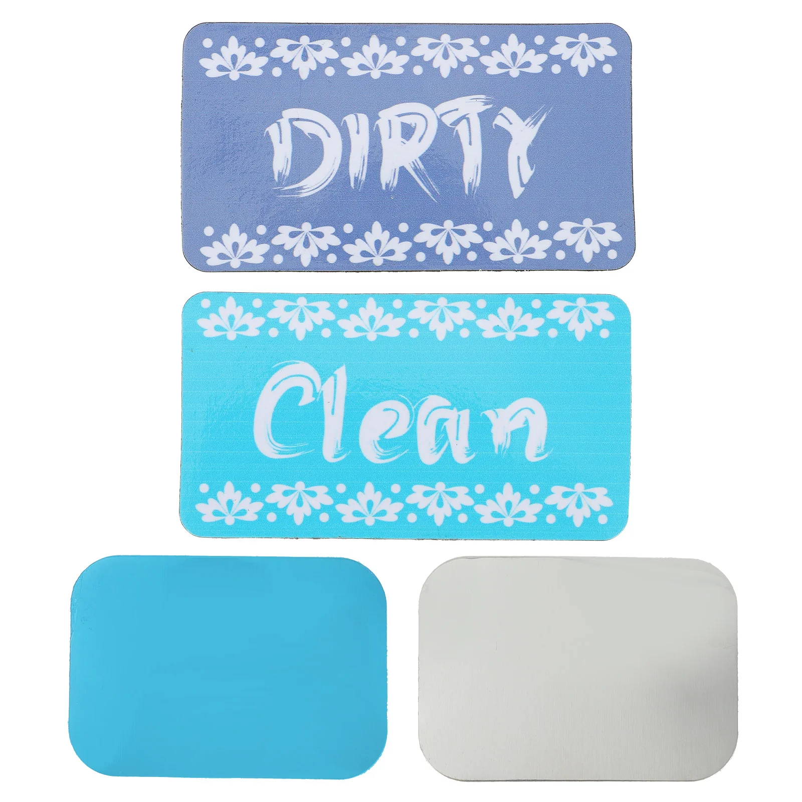 1 قطعة مؤشر مغناطيسي نظيف قذر لغسالة الصحون المزدوج الجانب الوجه تسجيل المغناطيس ملصق ديكور المنزل #6