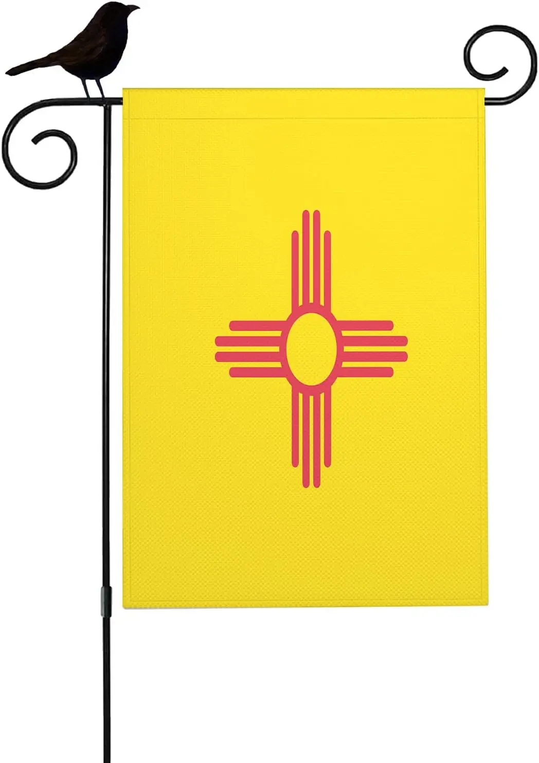 Mugod New Mexico Garden Flag New Mexico State Flag Burlap Yard Flag House Flags Double-Sided 12.5x18 Inch for Home Indoor Outdoo