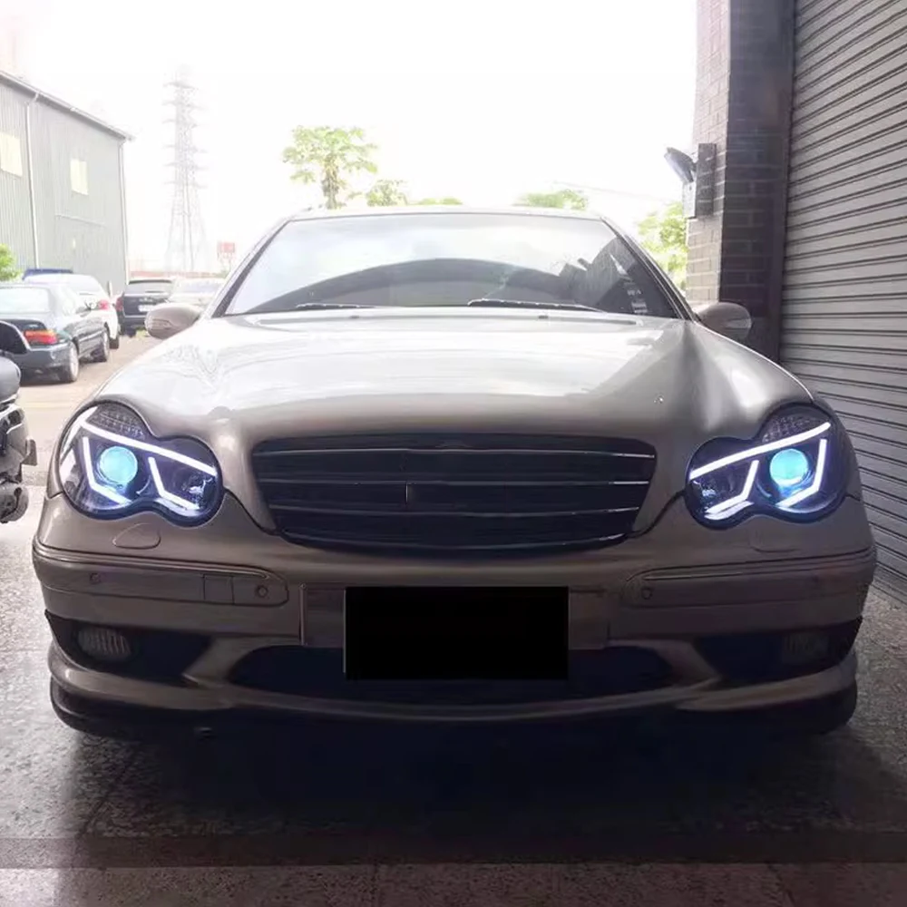 

Headlight For Benz W203 LED Headlights 2000-2006 Head Lamp Bi Xenon Car Styling DRL Signal Projector Lens Automotive Accessories