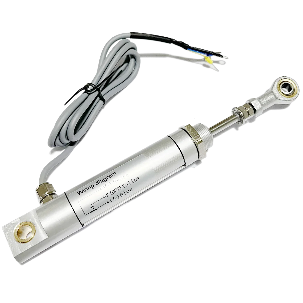 Stainless steel LVDT Rod Eye End actuated position displacement sensor 10mm 50mm 75mm 150mm T-PTC23