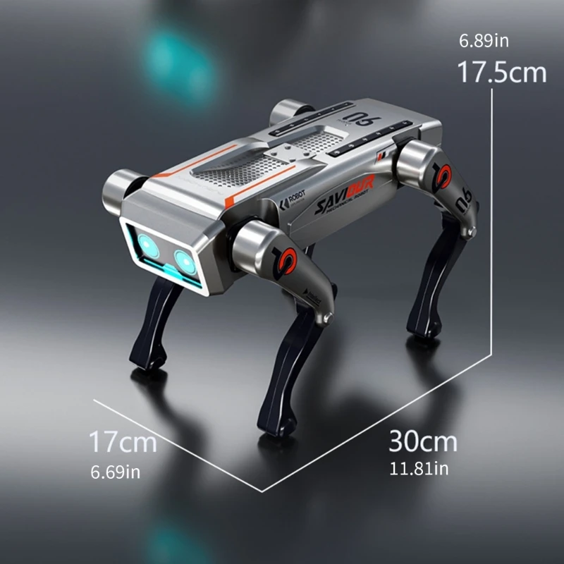 Zdalnie sterowany pies maszynowy AI z reakcją mowy i symulowanymi działaniami dla rozrywki dla dzieci 15UB