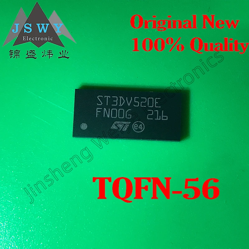 

(5/20 pcs) ST3DV520EQTR TQFN-56 ST3DV520E High-performance 3D Vision Processing Chip New Original Stock Electronic