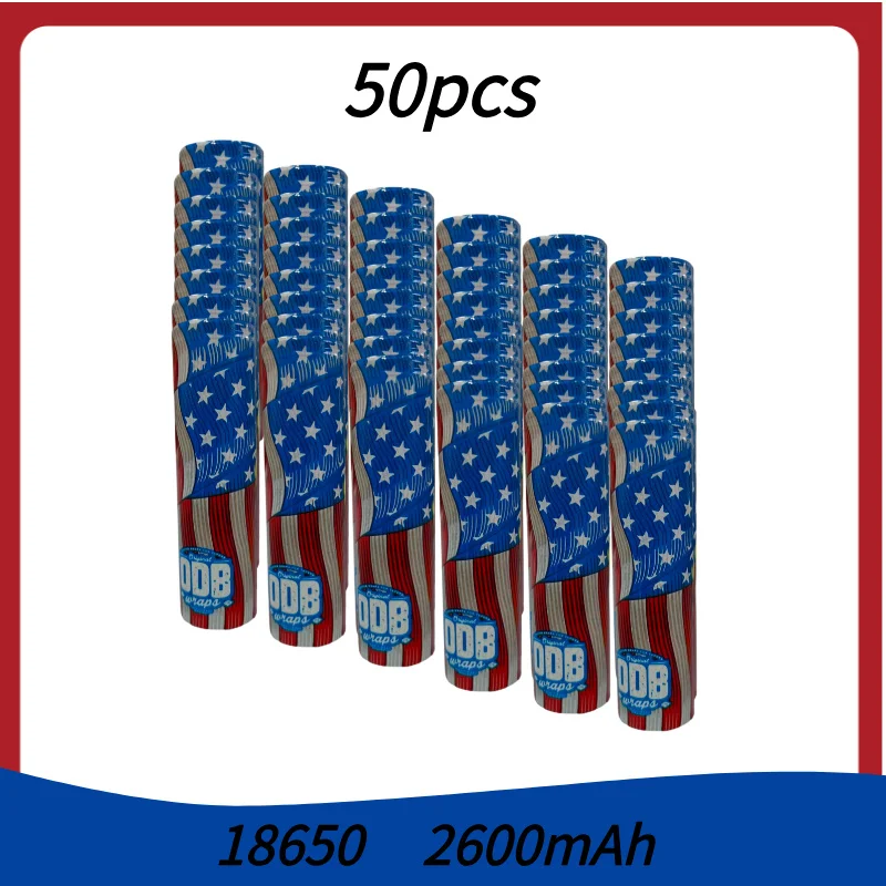 

2025 Customized new 18650 rechargeable lithium battery 3.7v2600mAh 5C full capacity large capacity electric vehicle power tools