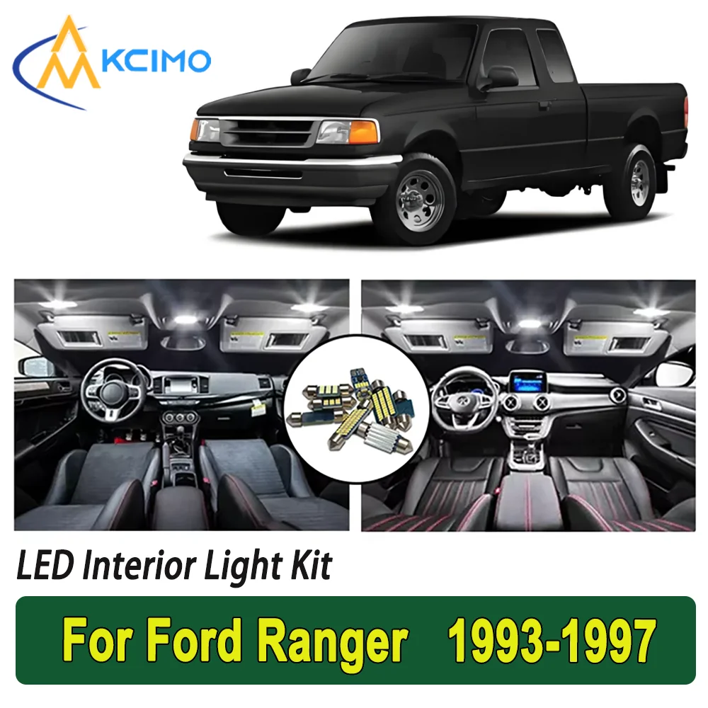 

New Light Bulb For Ford Ranger (1993-1997) Premium Bright LED Interior Dome Map Trunk Light Kit Car Led Lamps Canbus Car LED