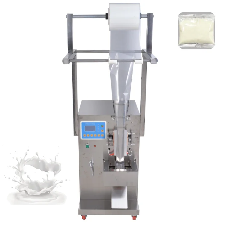 10-200ML Automatic Vertical Form Fill Seal VFFS Liquid Packing Machine for Juice Oil Water Milk Sachet Packaging