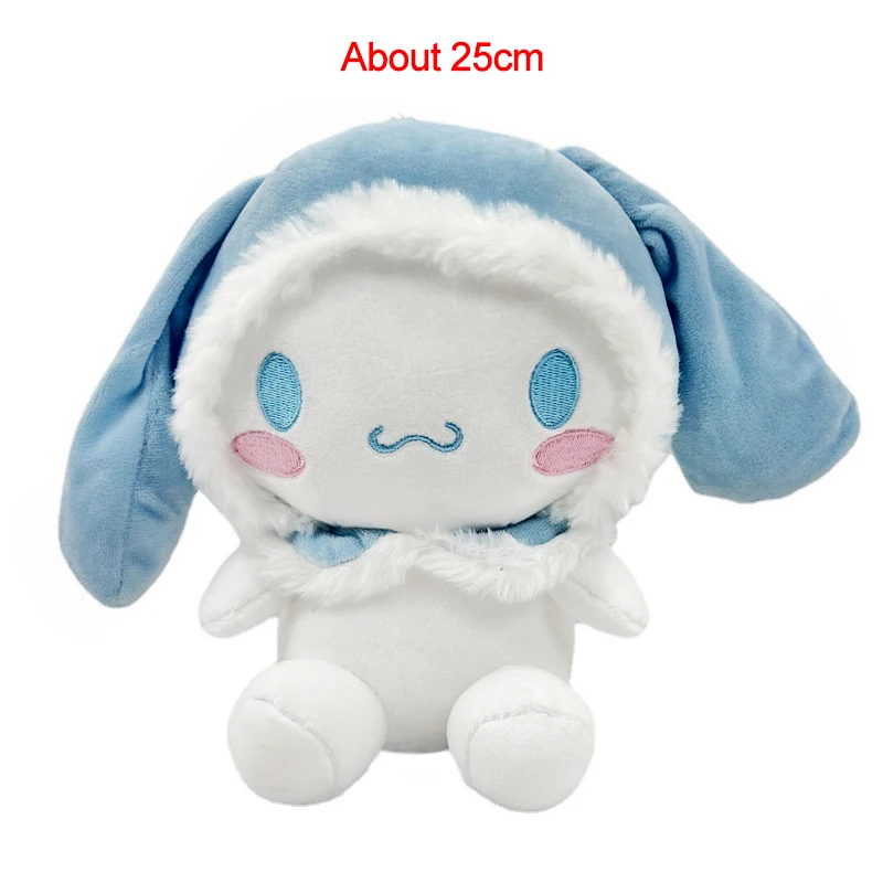 Anime Sanrios Cartoon Cinnamoroll urocza bułka cynamonowa pluszowy pies zabawka pluszowa lalka dekoracja domu prezent urodzinowy dla dzieci na Boże