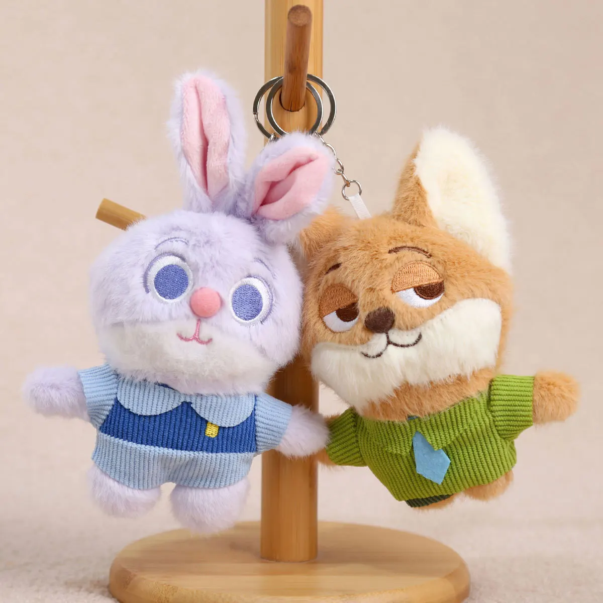 ديزني زوتوبيا ألعاب من نسيج مخملي نيك وايلد الكرتون أفخم المفاتيح جوديث لافيرن هوبس ظهره مفتاح الديكور عيد ميلاد/هدية الكريسماس #2