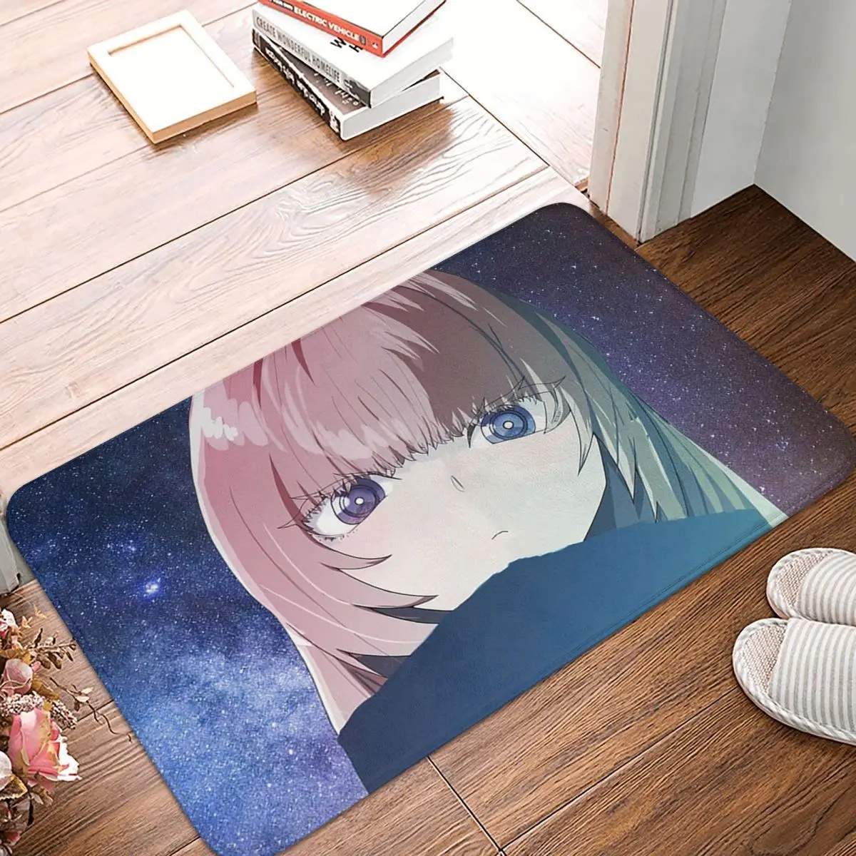 Nazuna Nanakusa With Long Straight Hair Call Of The Night Yofukashi No Uta Anti-slip Doormat Floor Mat Carpet Rug Footpad Mats