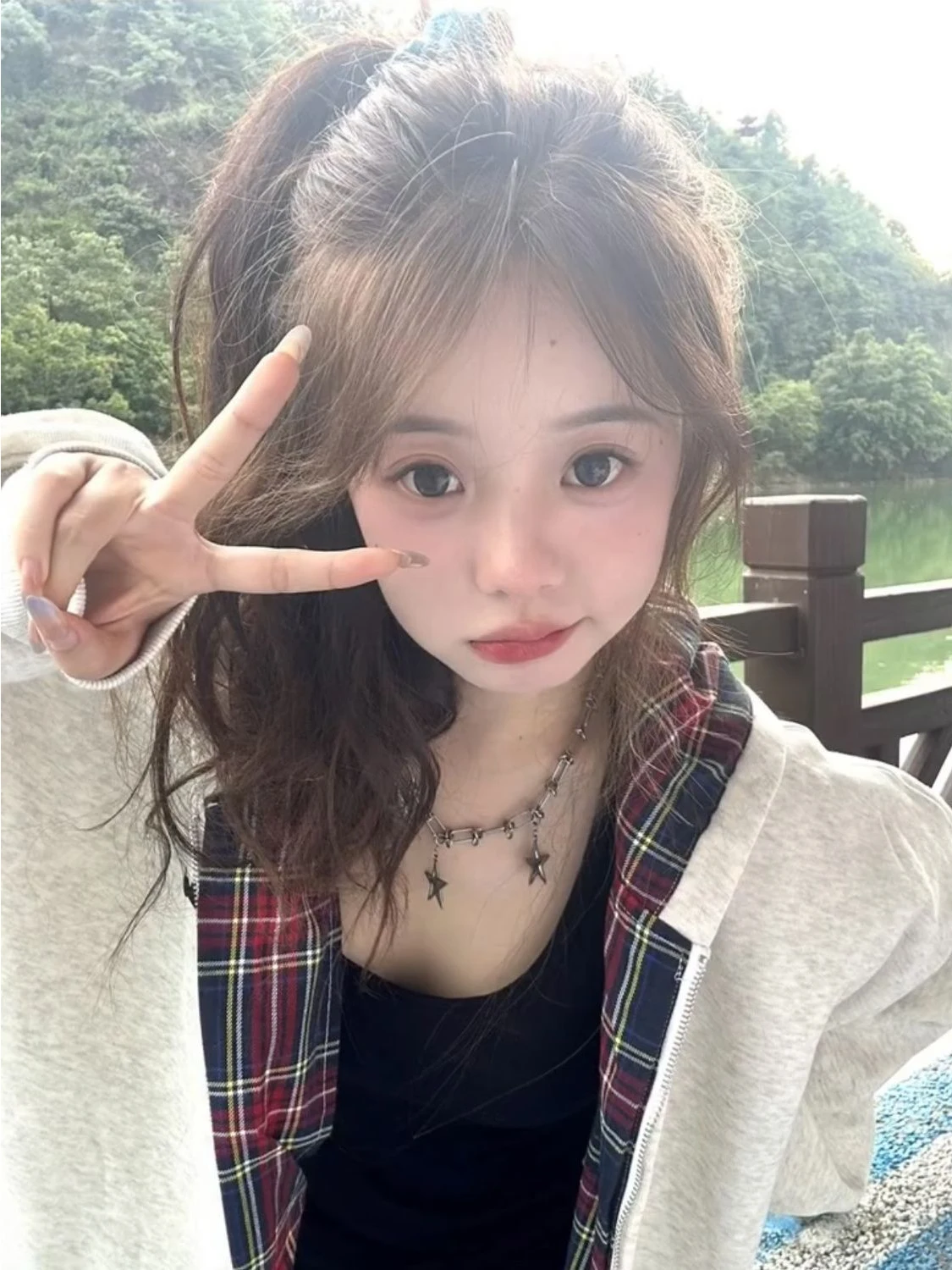 レトロアメリカンアイ チェック柄パーカー ジャケット レディース ゆったり 冬新作 スリムトップ 暖かい 通勤 スリム ロング丈 ジップアップ