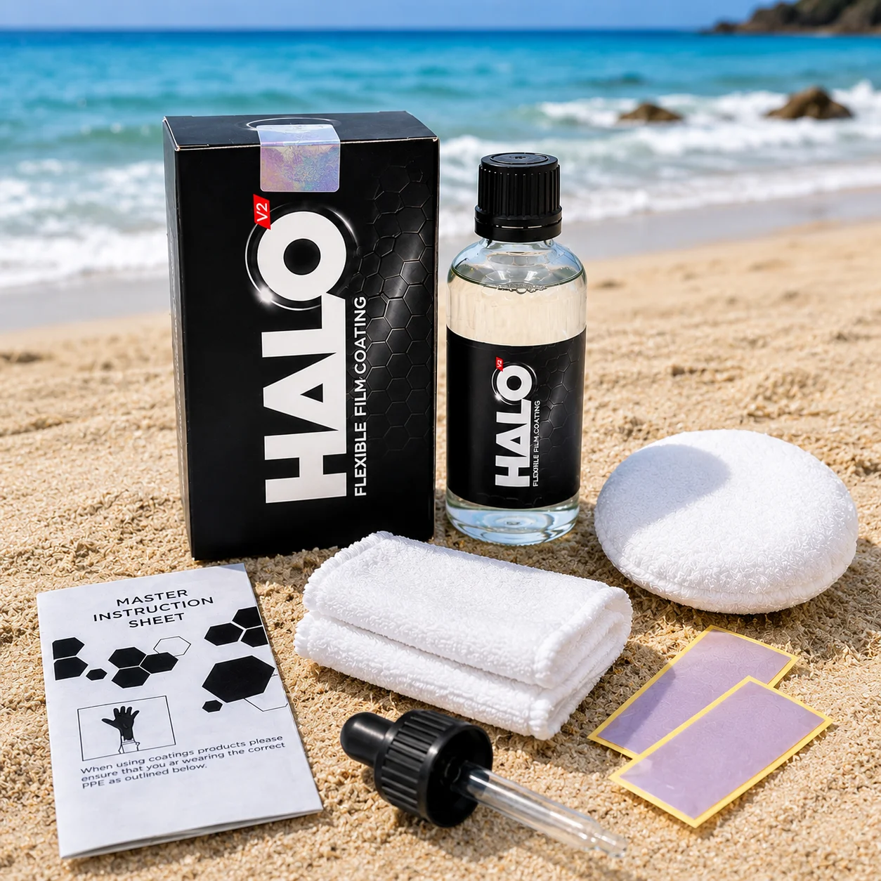 

Halo V2 Flexible Paint PPF Viny Protection Safe for All Types of Wraps/PPF Gloss Satin Matte Finishes Plus Self Healing