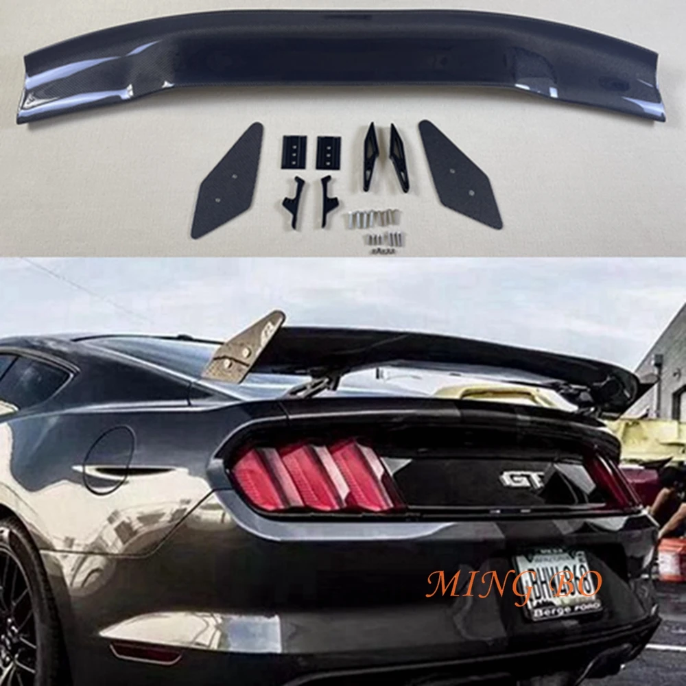 

For Ford Mustang 2015 2016 2017 APR style High quality Carbon fiber Rear Spoiler Trunk wing