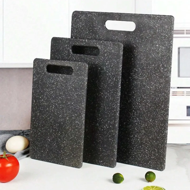 Marble Texture PP Cutting Board Antibacterial and Mildew Cutting Board Kitchen Vegetable Cutting Board Dishwasher Safe