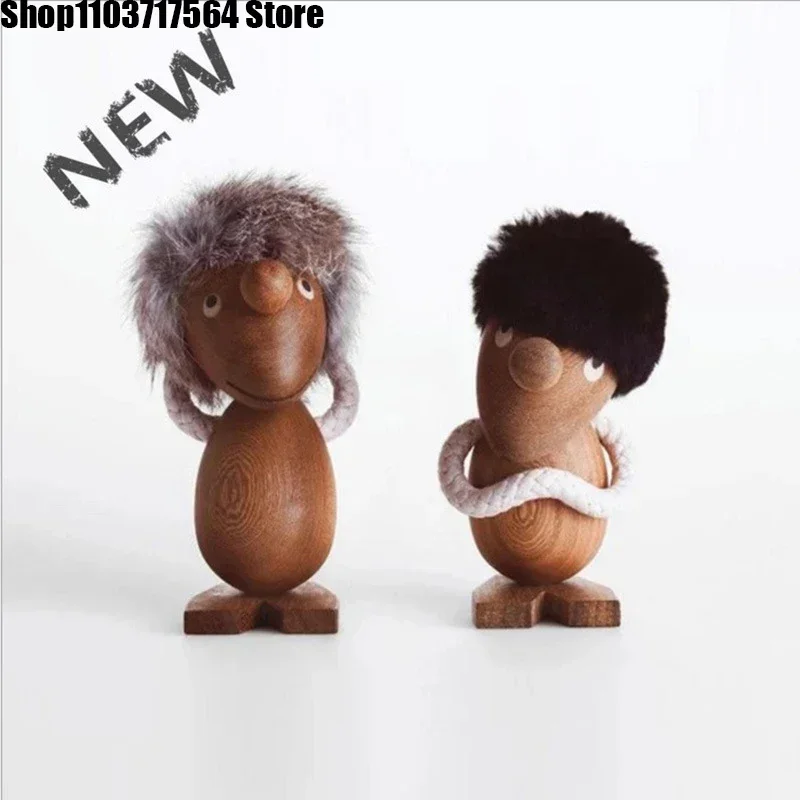 

Nordic Danish Optimist Practical gifts Toys Solid wood crafts Small Hairy man adornment adornment birthday gift