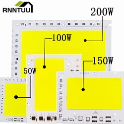 220V LED COB Chip 200W 100W 150W 200-240V Smart IC non c' è bisogno di Driver lampada a LED per faretto di luce di inondazione sorgente luminosa di illuminazione fai da te