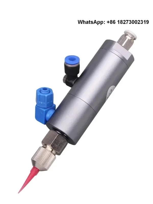 

MY30 plunger type dispensing valve increases flow rate, suction type, milky white glue drops, stainless steel automatic