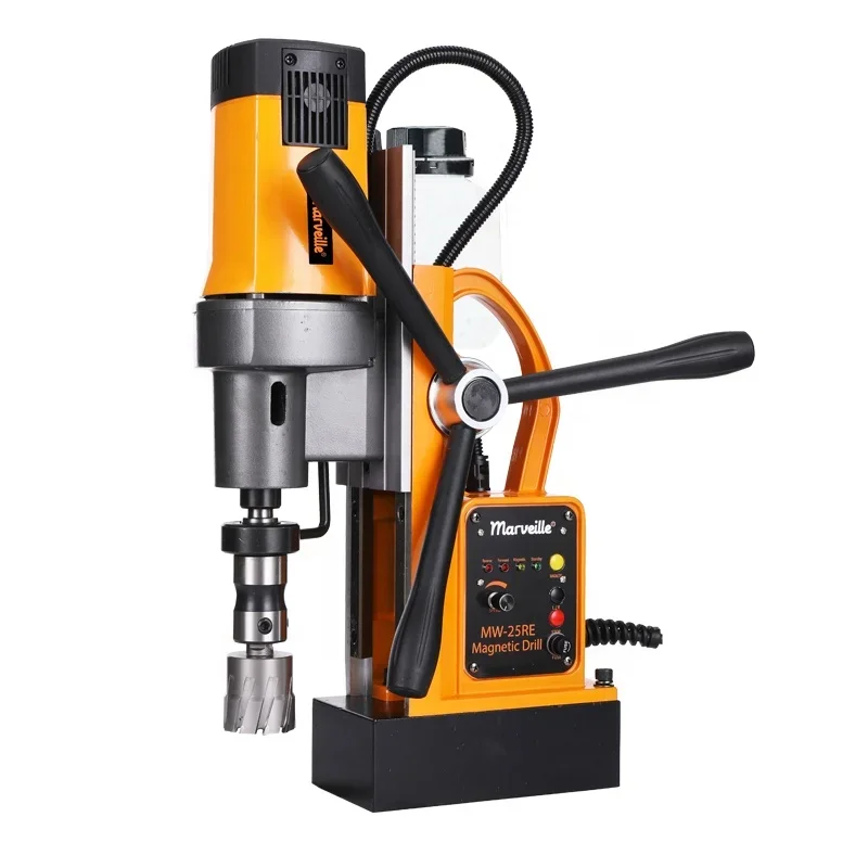 Marveille MW-25RE 25MM MT2 15500N  High-quality Magnetic Core Drilling Machine Variable 3 Speed Magnetic drill