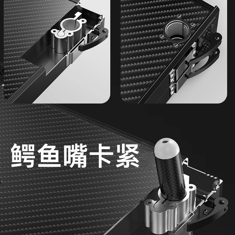 手回し式無水カーボン製ダイオタイ折りたたみプラットフォーム、カーボンファイバー製多機能大型ダイオタイアクセサリー