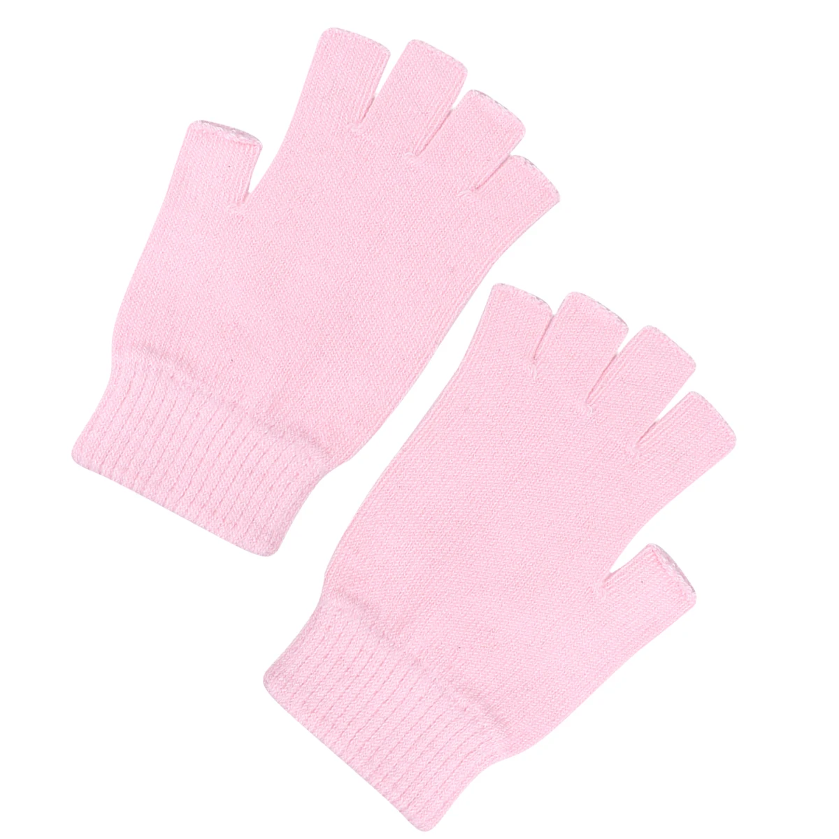 

Half-finger Gloves Child Man Fingerless Kids Mittens Without Fingers Women's Warm Point for Sports