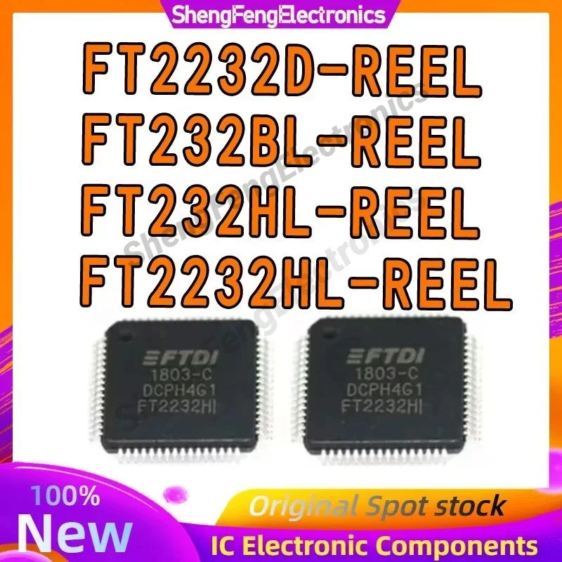 FT2232HL-REEL FT2232D-REEL FT232BL-REEL FT232HL-REEL FT2232HL FT2232D FT232BL FT232HL FT2232 FT232 FT IC USB LQFP-64 в наличии