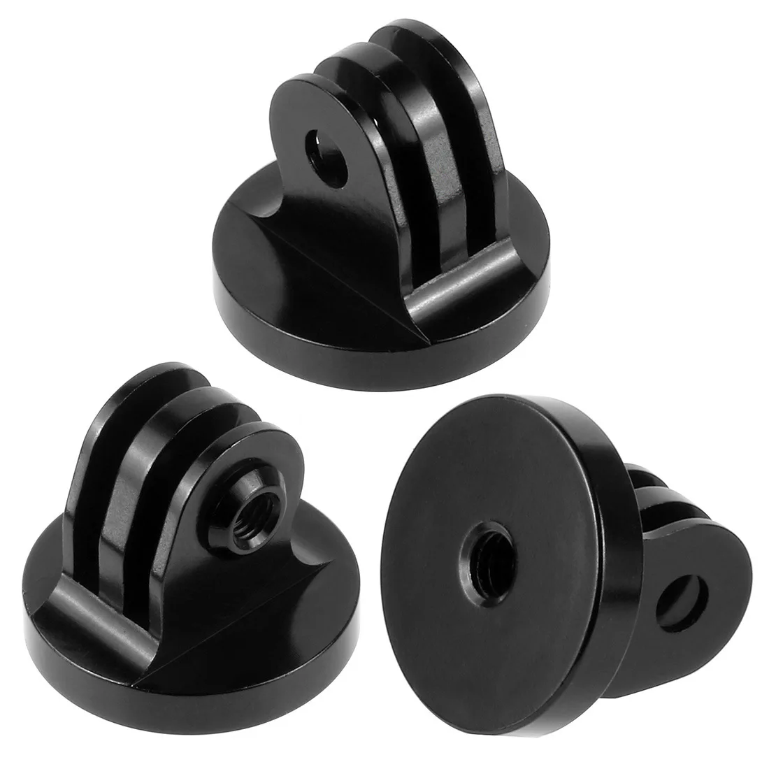 Stativhalterungs-Basiseadapter aus Aluminiumlegierung für GoPro HERO 13 12 11 10 9 Insta360 X5 Sportkamera, kompatibel mit DJI-Zubehör