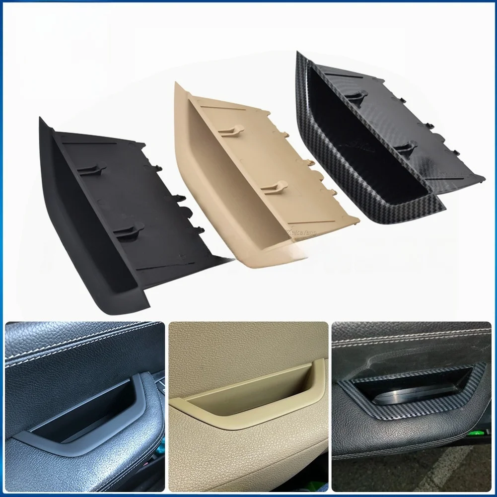 ABS Interior Door Pull Handle Cover Tray for Front Left Driver Side Door on For BMW X3 For F25 and X4 For F26 Vehicles