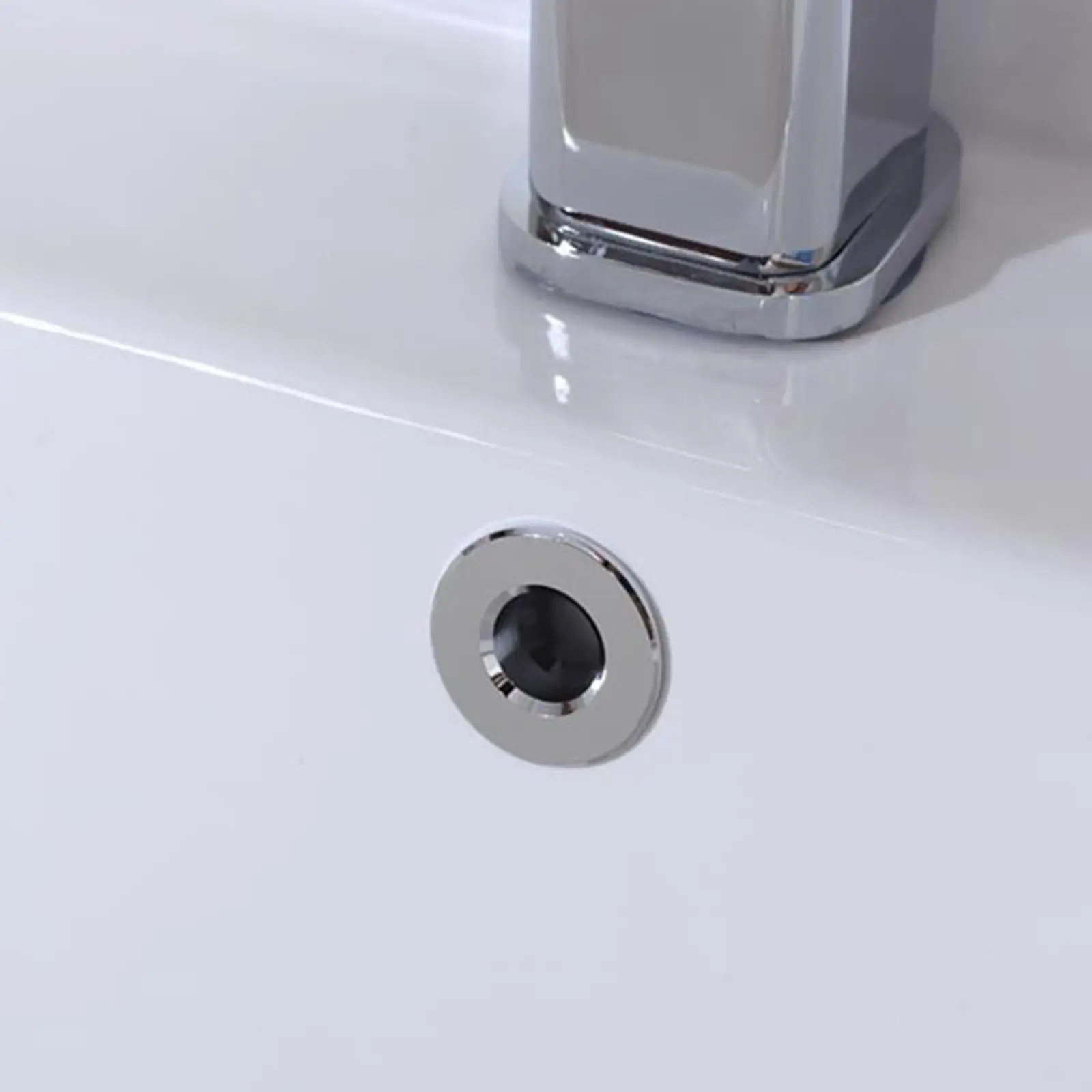 

Durable Sink Overflow Cap Brass Hole Cover Insert Ring for Bathroom Kitchen Basin Trim Accessories