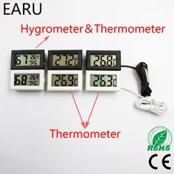 Mini Digital LCD Auto Car Pet termometro misuratore di temperatura di umidità sensore Gauge termostato igrometro termometro