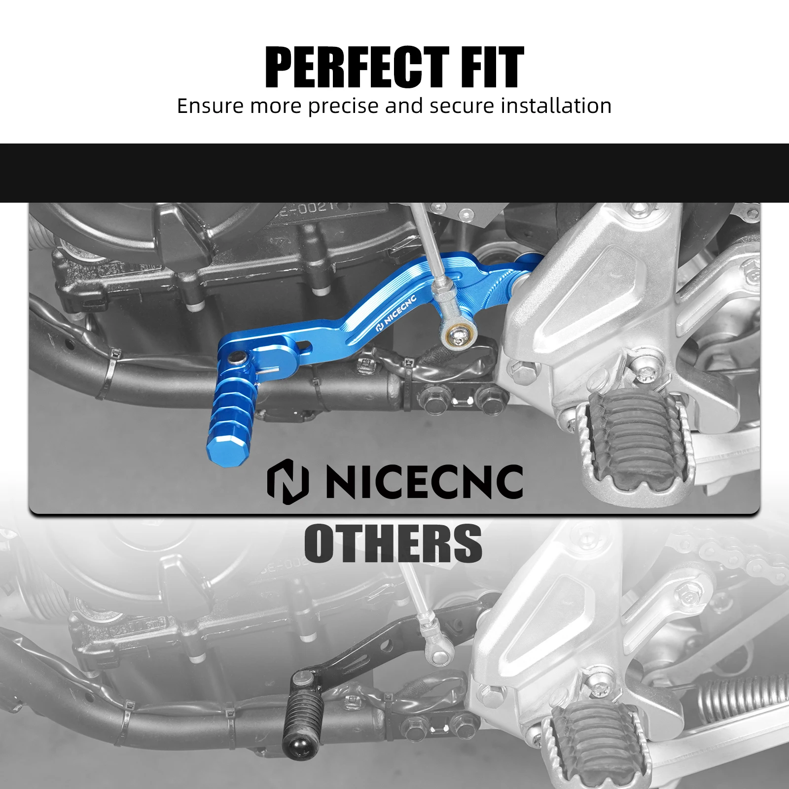 2019-2024 For Yamaha Tenere 700 XTZ 700 Motorcycle Aluminum Gear Shift Shifter Lever Yamaha Tenere 700 Rally Edition 2020-2024 Tenere700 T700 Tenere 700 XTZ 700/Rally Edition view 6