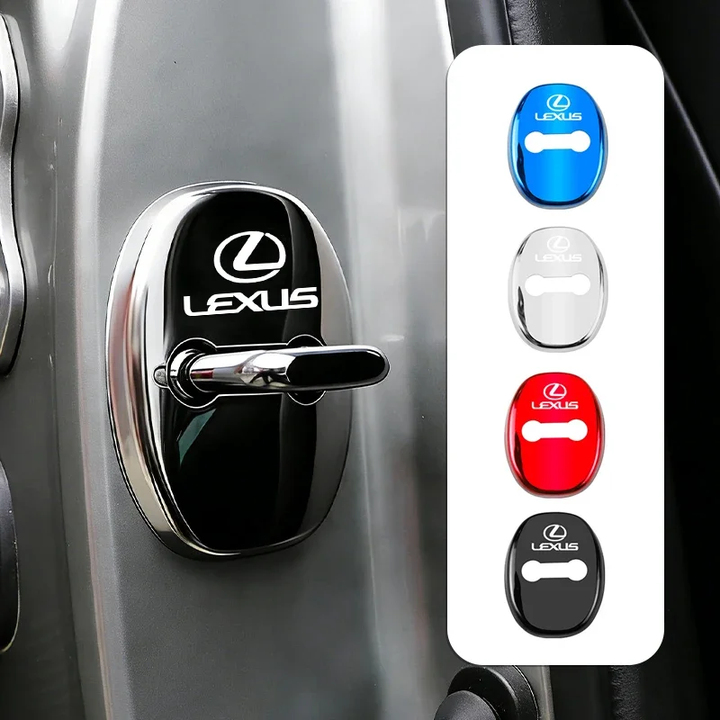 

Car Door Lock Buckle Decorative Cover Rust Proof Protective Cover Valve Stem For Lexus F-SPORT ES RX NX LS UX LM LX GX LC RZ IS
