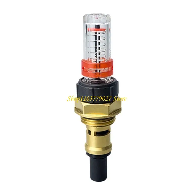 C4DF مقياس تدفق المياه المريح لضبط درجة الحرارة المرئية للحرارة تحت الأرضية #4