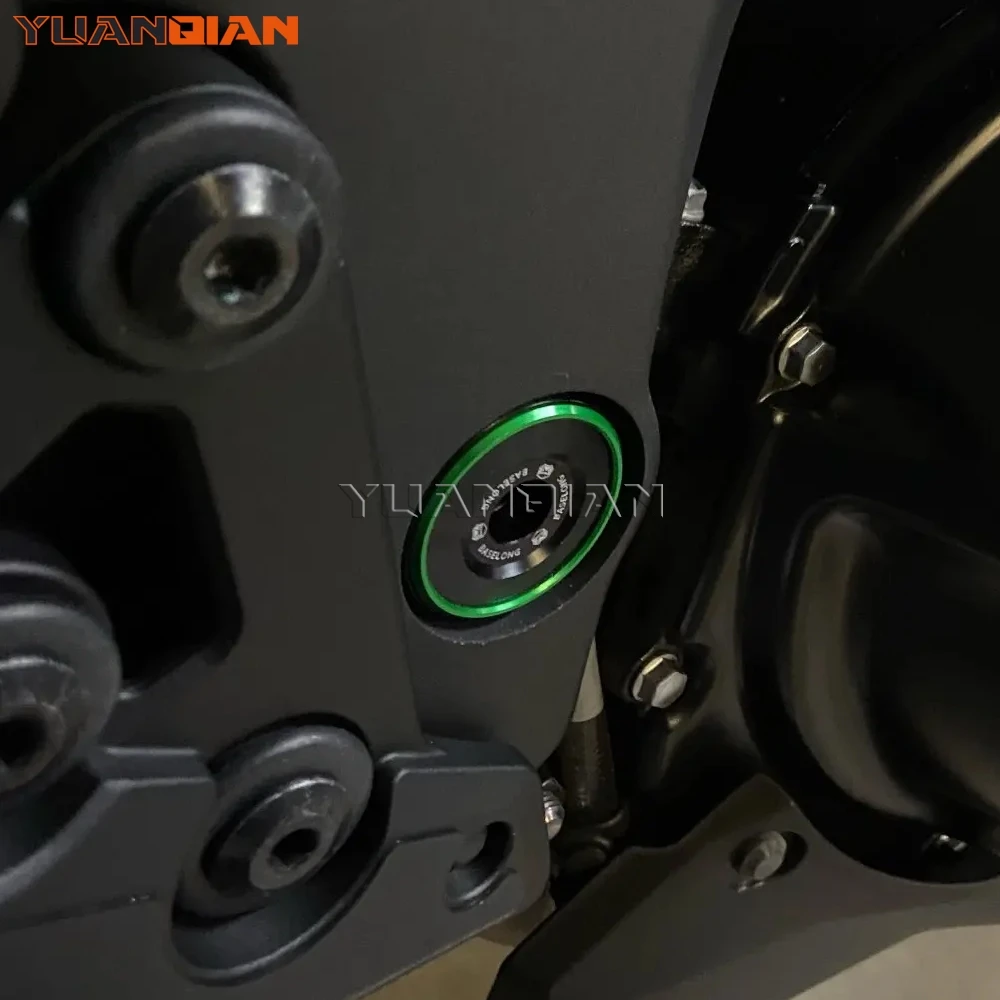 

For KAWASAKI NINJA1000 Ninja 1000SX Z1000 Z1000SX ZX10R ZX10RR Motorcycle Frame Hole Cap Plug Decorative Cover Frame Cover Set